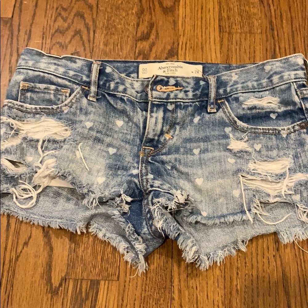 Abercrombie and Fitch cutoff shorts